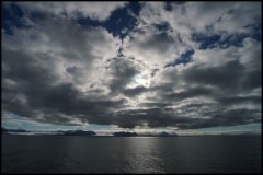 stormy sky svalbard